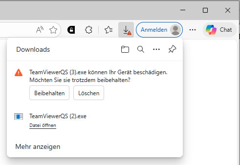Download in Edge